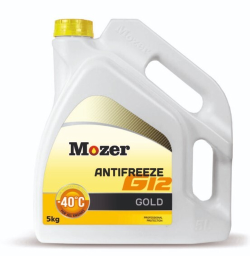 Антифриз MOZER Gold желтый G12 5 кг
