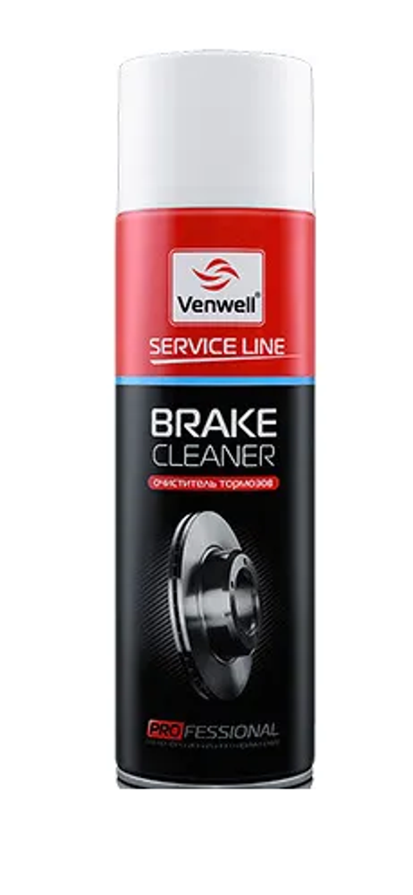 VW-SL-008RU Venwell Очиститель тормозов Brake Cleaner 600 мл. (аэрозоль)