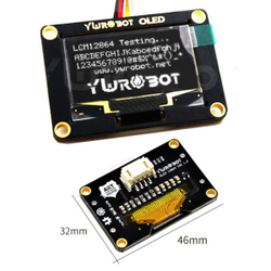 Дисплей белый 0.96" I2C OLED-YwRobot