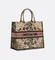 Сумка Dior Book Tote бежевый/красный