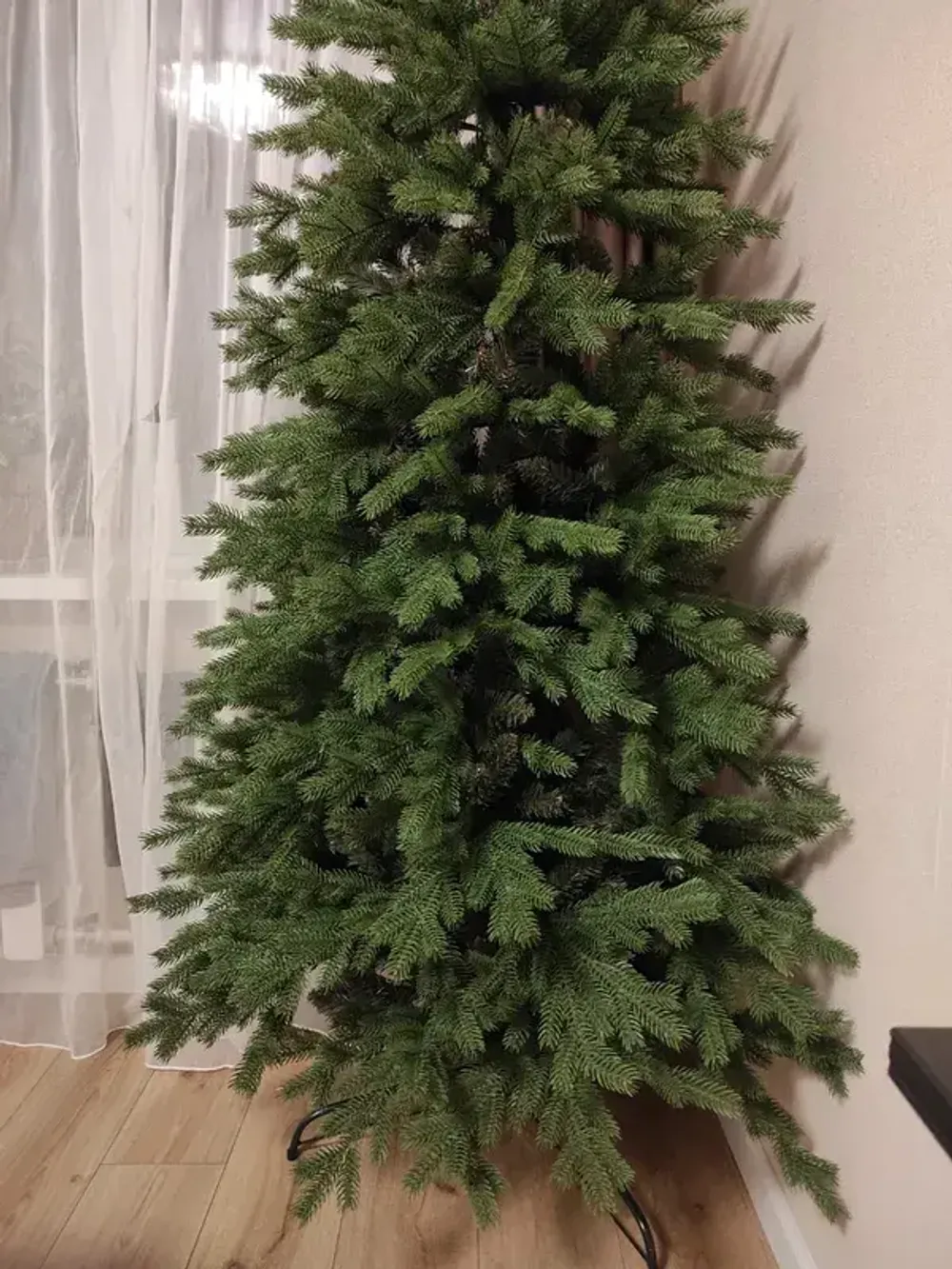 Елка Половинка «Графская» пристенная-угловая (Литая+пвх) 210 см / 2.1 м