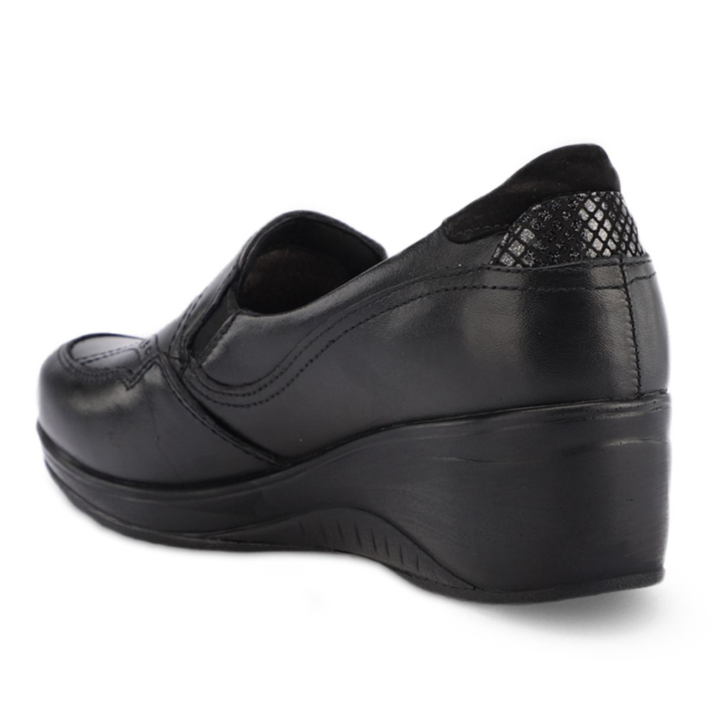 Женские кожаные туфли Forelli Violet Siyah
