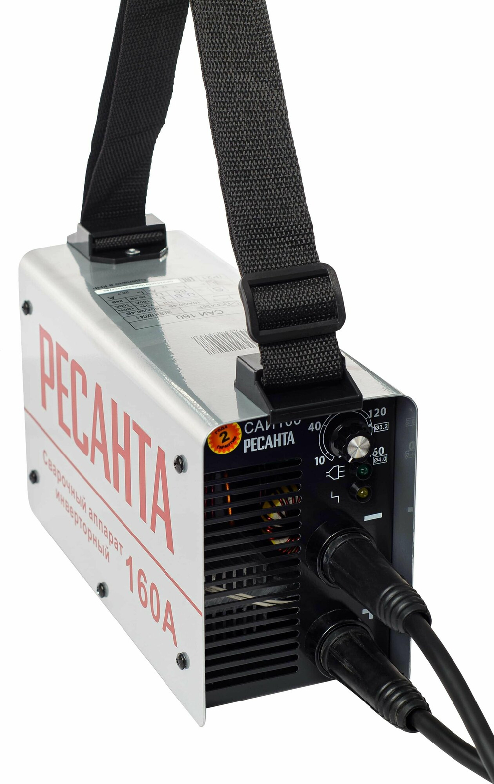 Сварочный аппарат инверторный Ресанта САИ-160 (ММА, 160 А, ПВ - 70%)