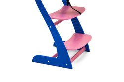 Детский растущий регулируемый стул Бельмарко Усура Синий-Лаванда