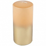 Свеча Deco Christmas 56*120 бежево-золотая 103385 (12/1)