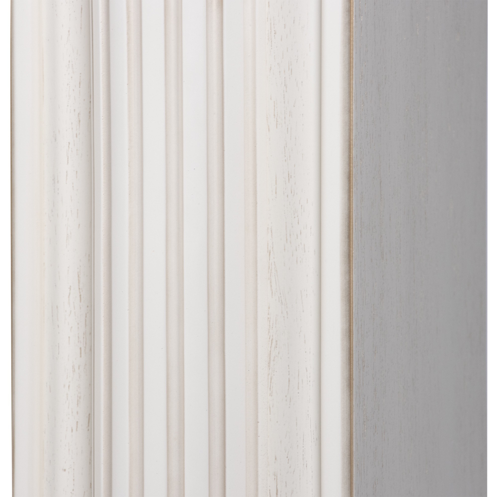 Каминокомплект: Очаг Electrolux EFP/P-3620LS, портал Olympia 42/40/36, сл. кость с зол. патиной