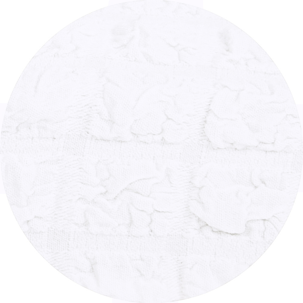 Чехол на стул с оборкой, цвет Белый, Набор 2 шт.