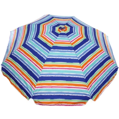 Зонт пляжный D=240 см, h=220 см, «Принт АРТ10694-6», с наклоном и покрытием от нагрева, ДоброСад