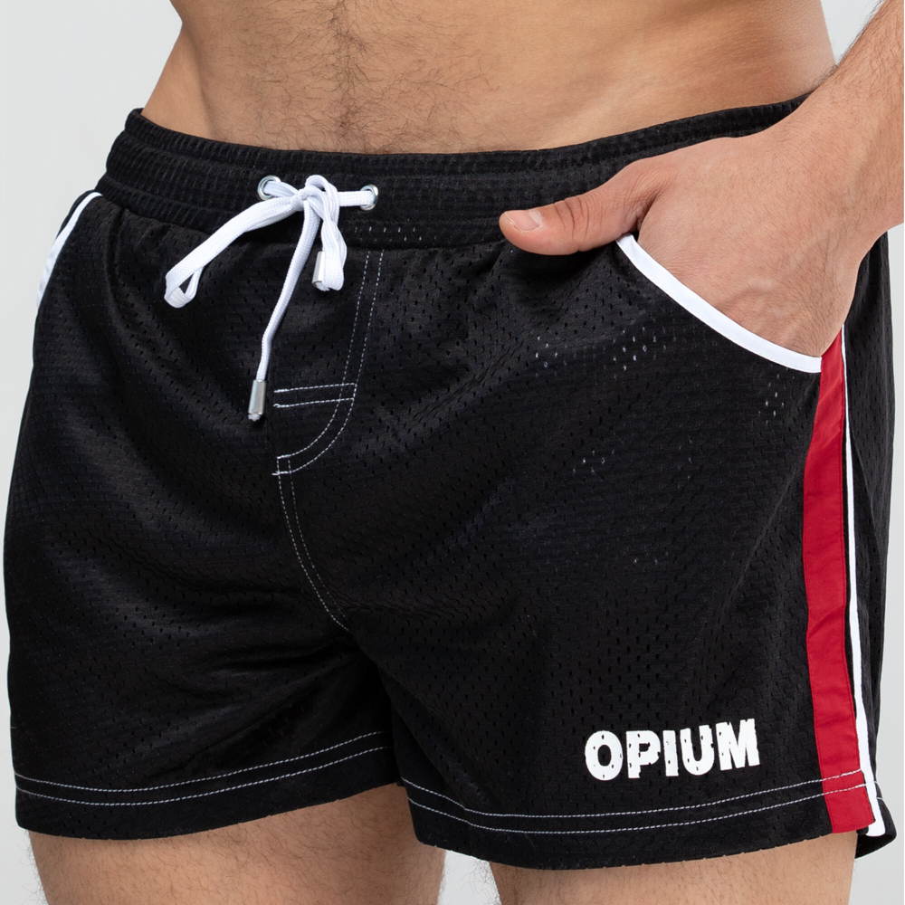 Мужские шорты пляжные черные Opium Sport&Home F-132