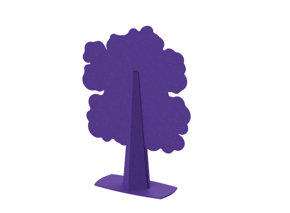 Перегородка фигурная "Дуб" 120х40х160