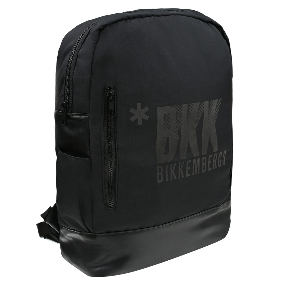Рюкзак BIKKEMBERGS Черный/Термопринт: черный логотип Мальчик