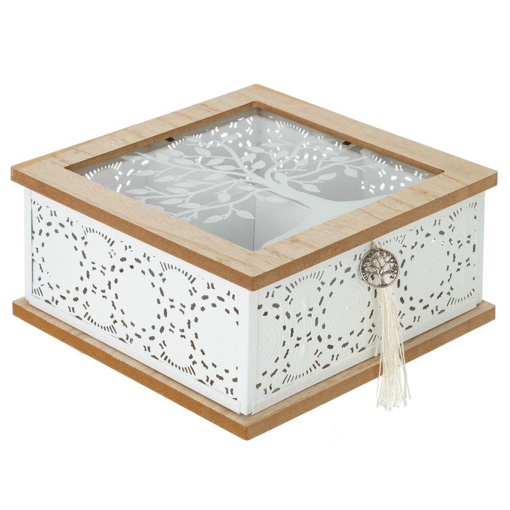 GAEM Шкатулка для чайных пакетиков, L18,5 W18,5 H9 см