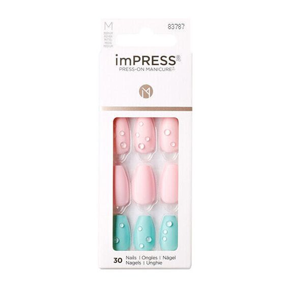 Self-adhesive nails imPRESS Nails Dew Drop 30 pcs