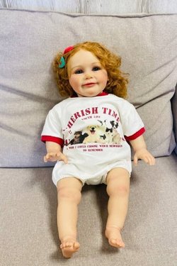 УЦЕНКА2 Кукла Реборн мягконабивная 60см в пакете (FA-601)