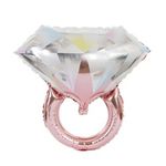 Шар с клапаном (13"/33 см) Мини-фигура, Кольцо с бриллиантом 1 шт.