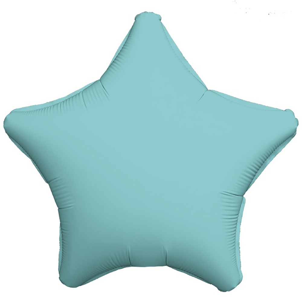 Шар фольгированный Звезда 45 см (Голубой)