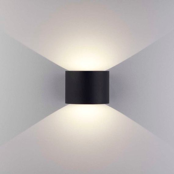 Уличный настенный светодиодный светильник Elektrostandard 1518 Techno LED Blade черный a038828