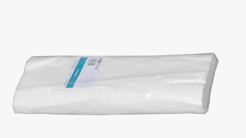 Коврик из SMS, 40х40 см, Белый/голубой, 100 шт/упк