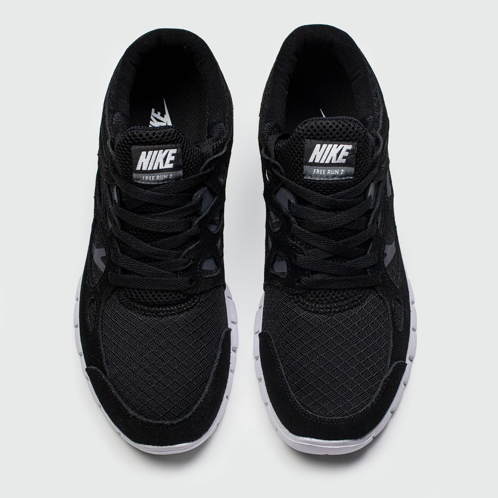 Кроссовки Nike Free Run +2 Black White