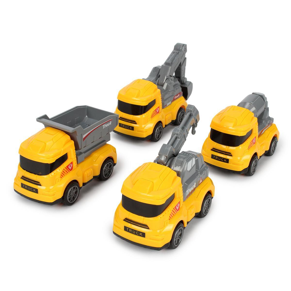 Набор машин 4шт, пакет LL-01