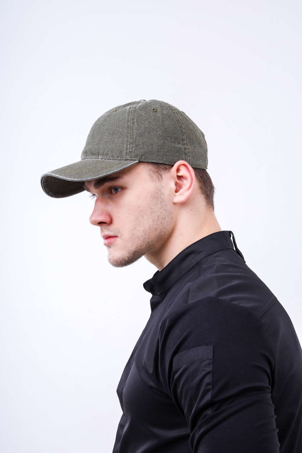 Бейсболка olive vintage