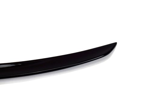 Лип спойлер V.1 глянцево - черный для Mercedes CLS C257 2018+