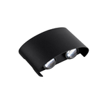 343027 Светильник GEMMA 4х1W LED 440LM G ЧЕРНЫЙ 4000K IP65