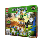 Конструктор Майнкрафт QS08, MY WORLD 44087, "Дерево желаний" с LED подсветкой, 822 деталей