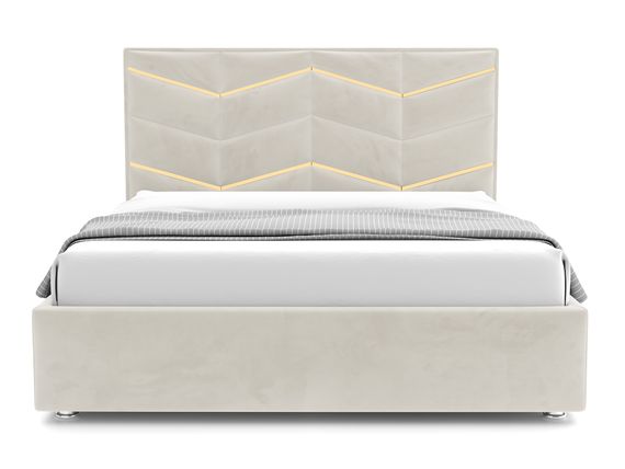 Кровать Line Gold 160 с подъемным механизмом - Velutto 01