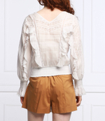 кружевная блузка Patrizia Pepe - белый(2C1362 A071)