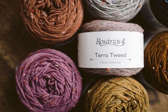Пряжа ROSARIOS 4  Terra Tweed (97% меринос, 3% вискоза)