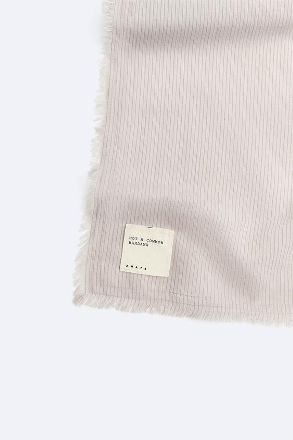 ZARA БАНДАНА В КЛЕТКУ, СЕРЫЙ