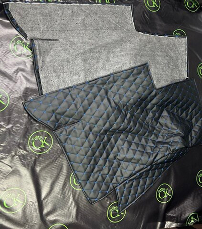 Коврики (утеплитель) под сиденья УАЗ 452 Буханка (синяя нить Бабочка)