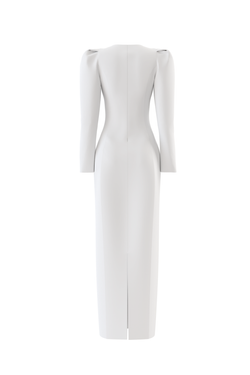 «Lily Grace» платье миди с акцентными плечами