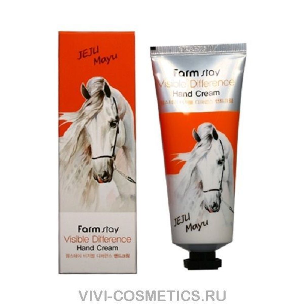 Крем для рук - Лошадинный Жир | Farm Stay visible differerce hand cream horse oil (100мл)