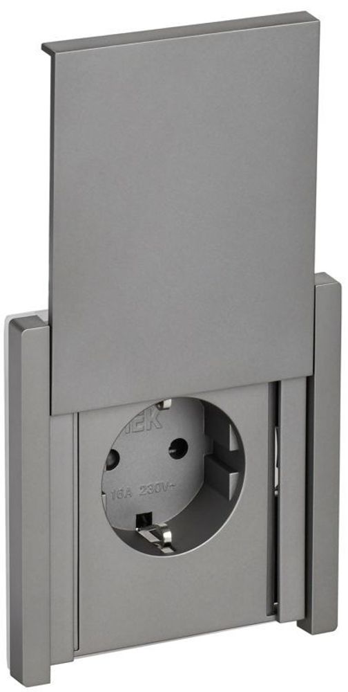 Розетка СП FORTE&PIANO 16А IP44 FP521 с заземл. защ. шторки с крышкой винт. крепл. сталь IEK FP-R16-16-44-K46 Розетка СП FORTE&PIANO 16А IP44 FP521 с заземл. защ. шторки с крышкой винт. крепл. сталь IEK FP-R16-16-44-K46