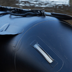 Надувная ПВХ-лодка BADGER Heavy Duty 430 AL, Серый