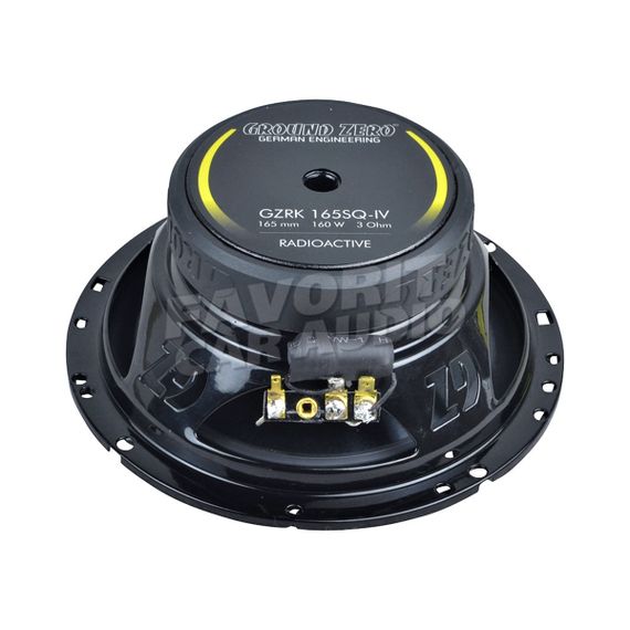 Комп. акустика GROUND ZERO GZRC 165.2SQ-IV RADIOACTIVE