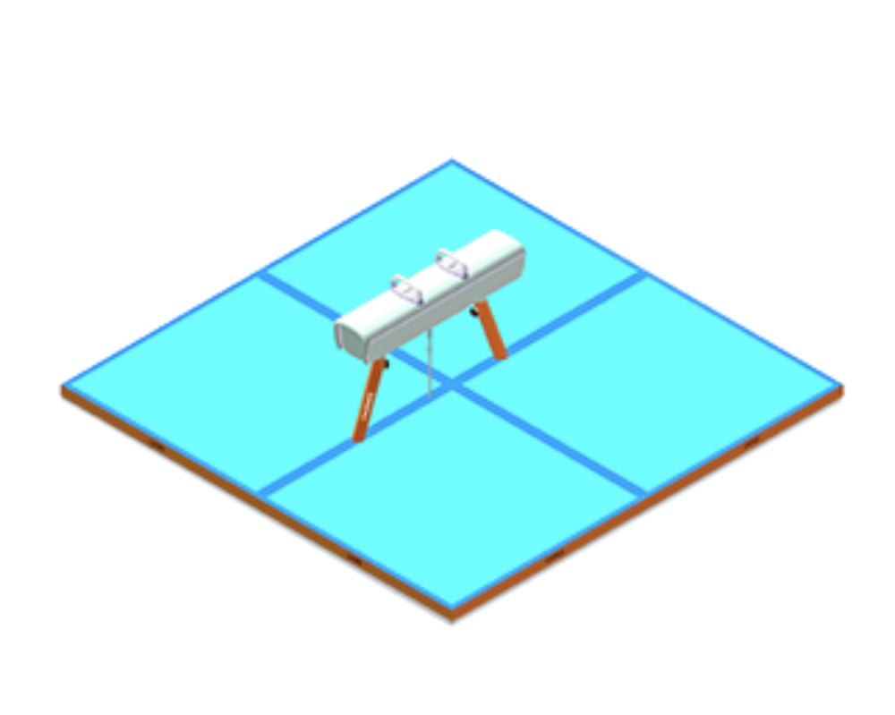 Мат для приземления 200x200x10 см справа/слева Мат для приземления 200x200x10 см справа/слева
