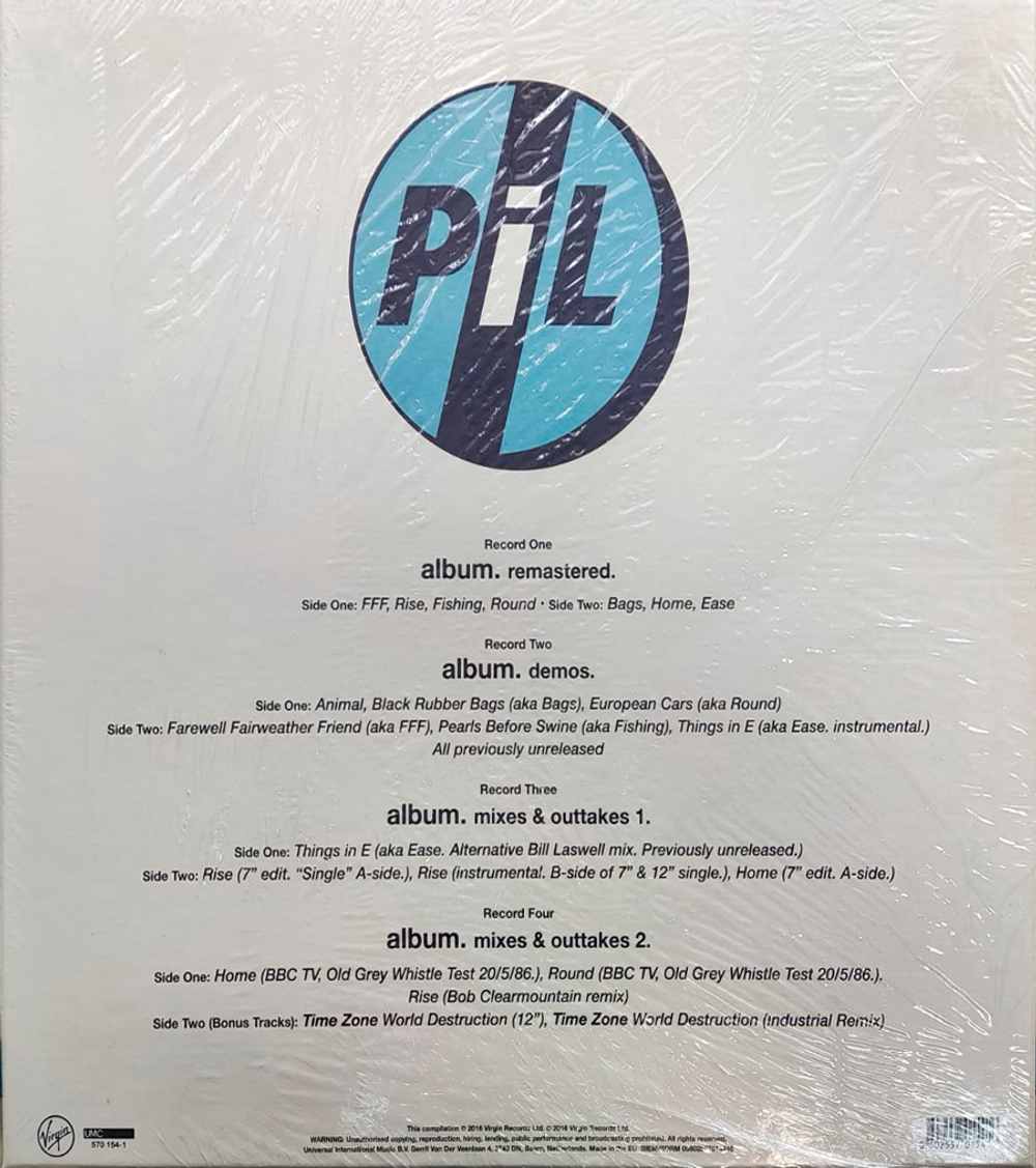 Public Image Limited / Album (Super Deluxe Edition)(4LP)