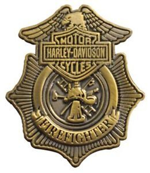 Значок Harley-Davidson (Firefighter)