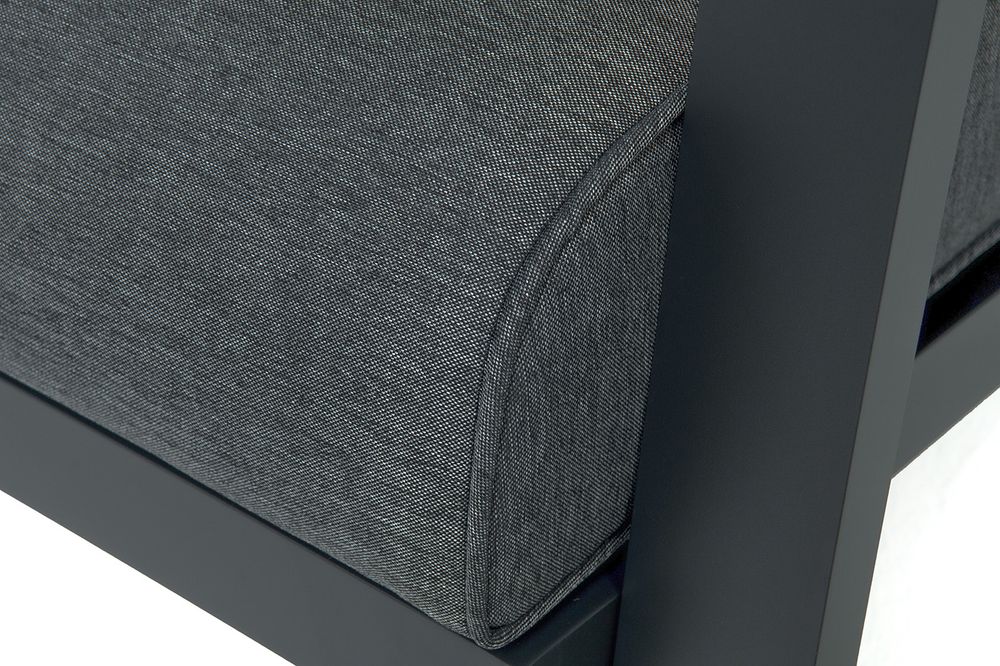 "Лотос" лаунж-зона 5-местная из алюминия, цвет темно-серый