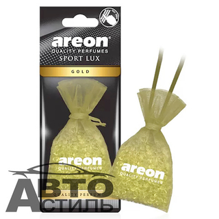 Ароматизатор мешочек  AREON pearls Sport Lux  GOLD