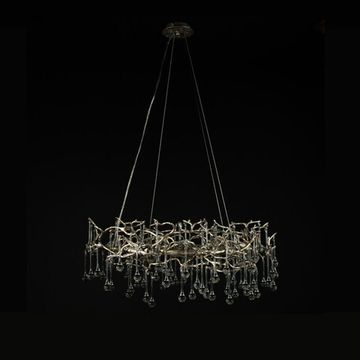 Подвесная люстра 8*G9 10068/800 SG золото с серебром Bijout LOFT IT