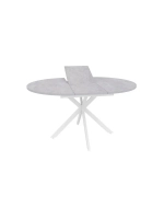 Стол кухонный обеденный круглый раздвижной 100х100х75,5 см