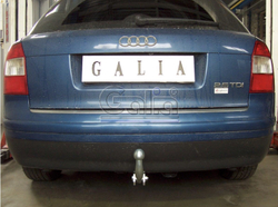 Фаркоп оцинкованный Galia A036A для Audi A4 2000-2007, VW Passat 1996-2005(паспорт и сертификат в комплекте)(без электрики)