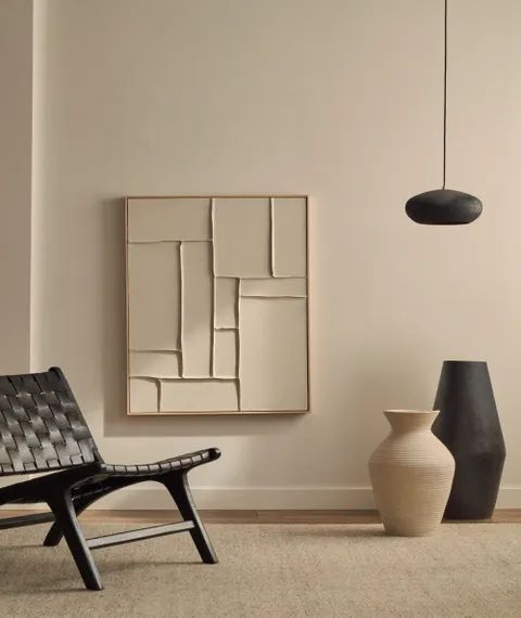 Подвесной светильник Inda Ø30 см, черный металл