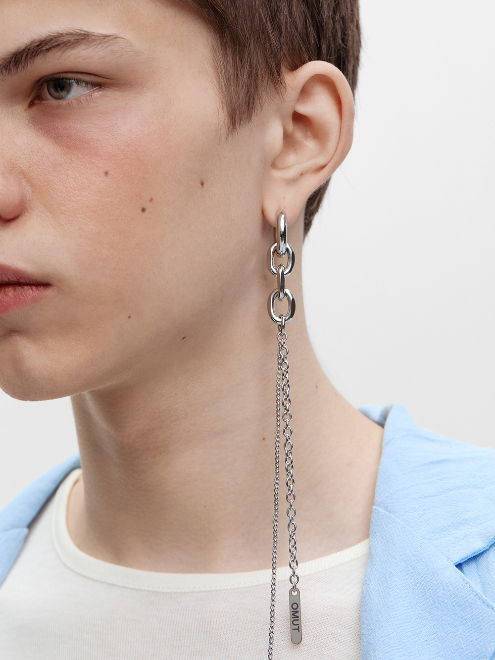 УДЛИНЕННАЯ МОНОСЕРЬГА "DOUBLE LONG".