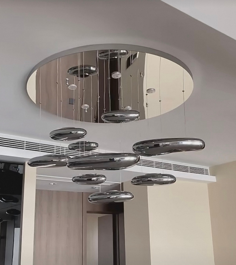 Ceiling design lamp Mercury by Artemide (6 lampshades)