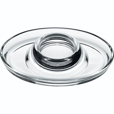 Подставка для яйца «Бейзик»;стекло;D=12,7см;прозр. (Цвет: прозрачный)